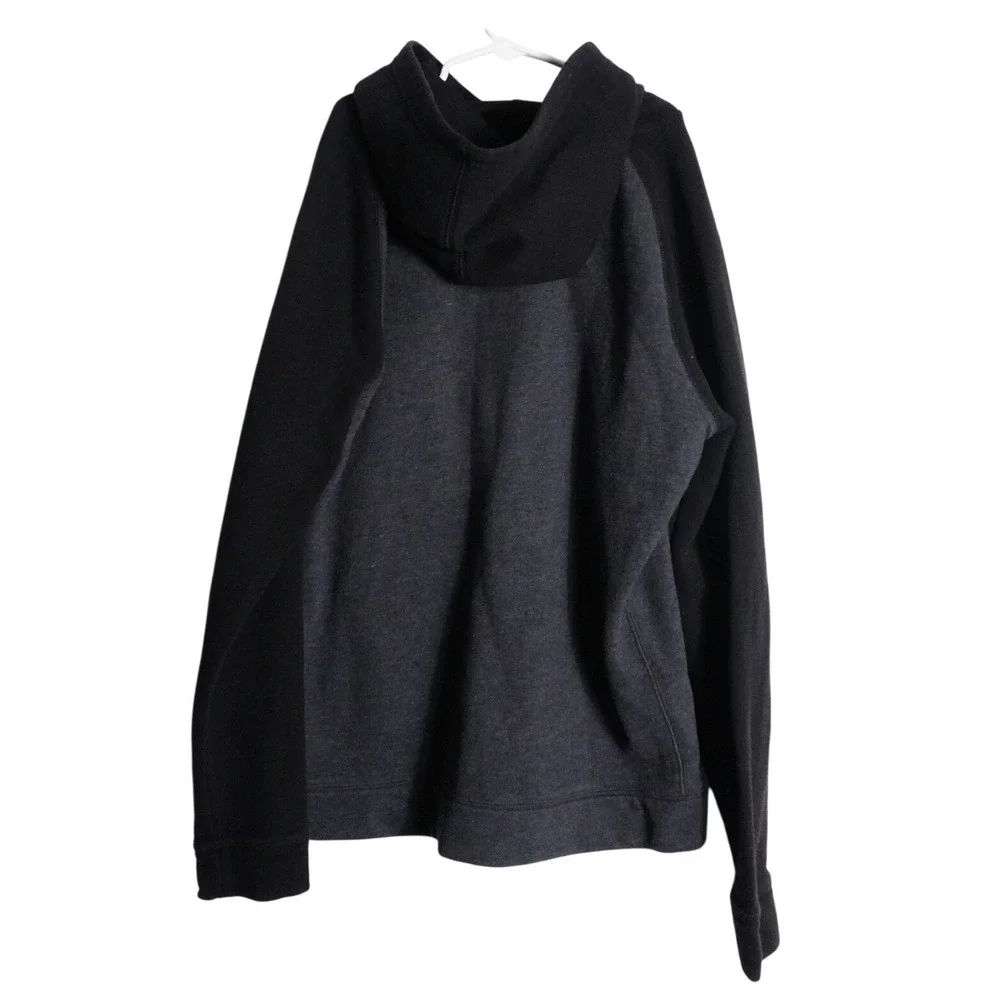 Tek Gear Ultrasoft Fleece Hoodie Size XL 18/20 Sporty Charcoal Black Pullover